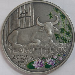 1 $, Kalendarz chiński - Rok Bawoła - Byk (Year of the Ox 2009), 2008