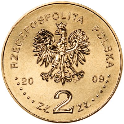 2 zł, Miasta w Polsce - Jędrzejów - Klasztor Cystersów, 2009