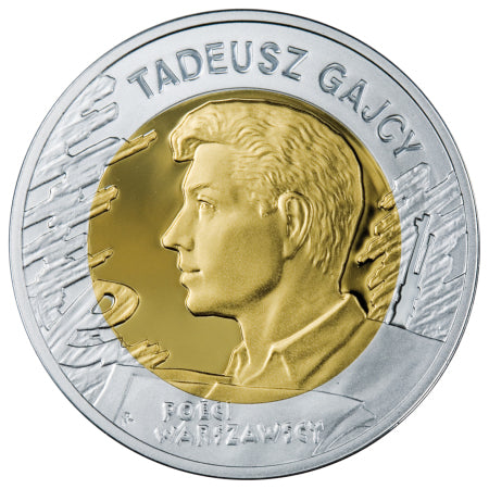 10 zł, 65. rocznica Powstania Warszawskiego - poeci warszawscy - T. Gajcy, 2009