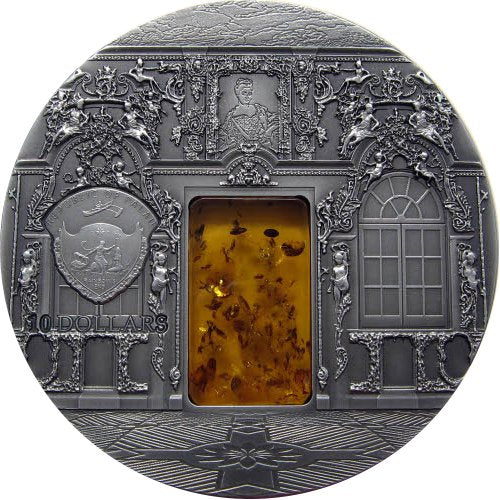 10 dollars, Mineral Art - The Amber Chamber of Saint Petersburg / Bursztynowa Komnata, 2009