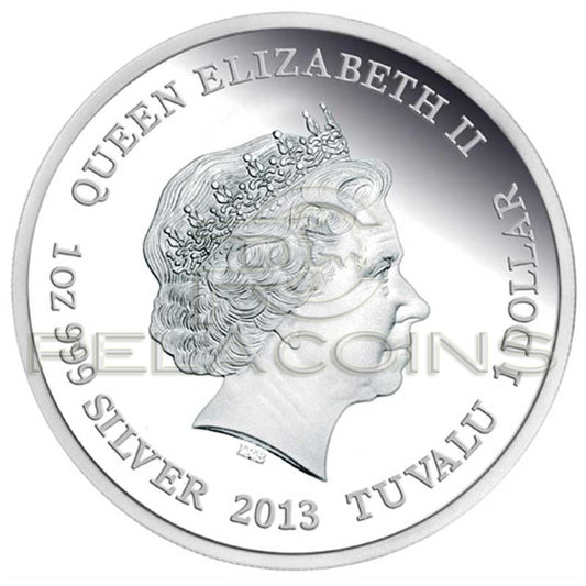 Tuvalu 2012 $1 Endangered and Extinct - Tasmanian Devil