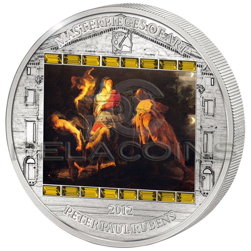 Cook Islands 2012 20$ Masterpieces of Art Flight Into Egypt Peter Paul Rubens