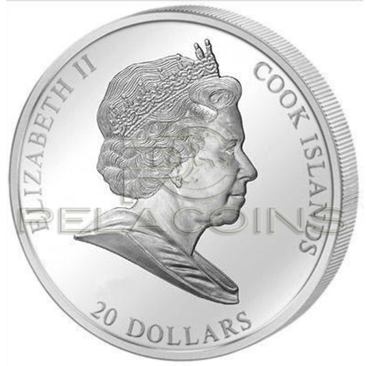 Cook Islands 2012 20$ Masterpieces of Art Flight Into Egypt Peter Paul Rubens