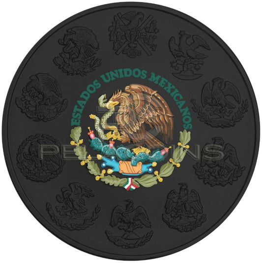 Libertad 2016 1 Onza Day of the Dead Ruthenium, color 1oz
