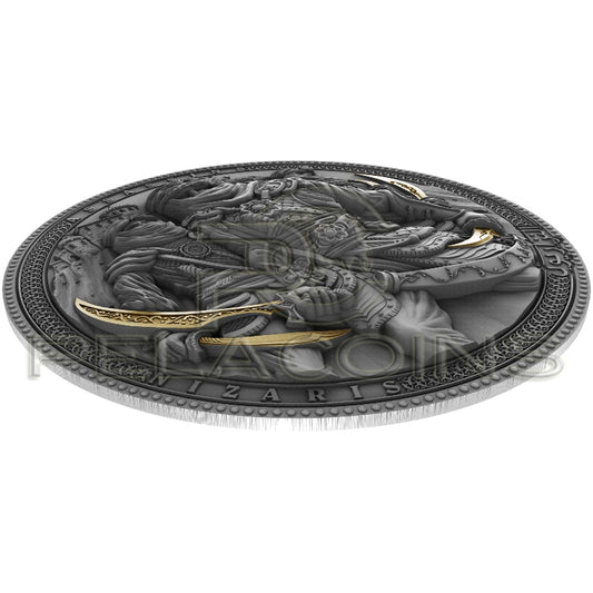 Niue 2019 5$ NIZARIS Assassins Gold Plating 2oz