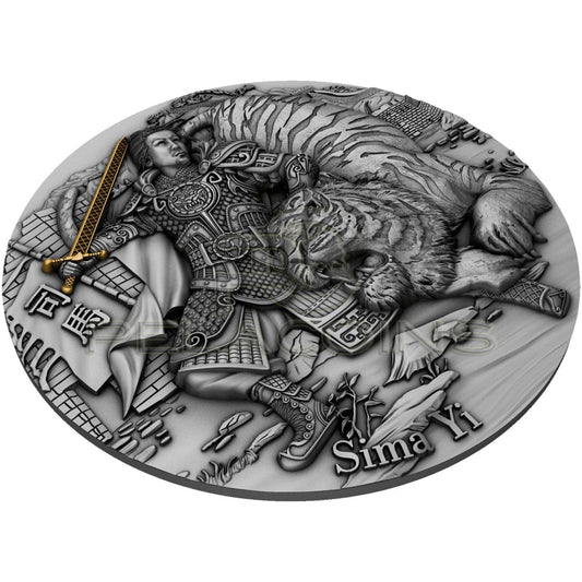 Niue 2021 5$ SIMA YI - Famous Chinese Warriors 2oz