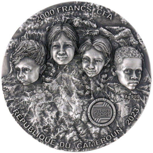 Cameroon 2023 2000 Francs Rebel Time - Capoeira 2oz