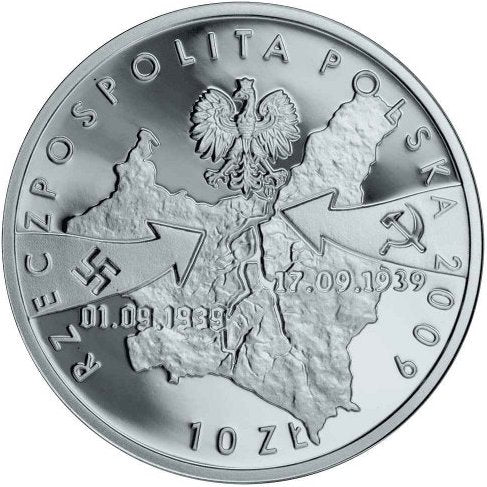 10 zł, Wrzesień 1939 roku - Wieluń, 2009
