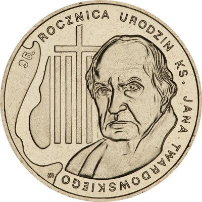 2 zł, 95. rocznica urodzin księdza Jana Twardowskiego, 2010
