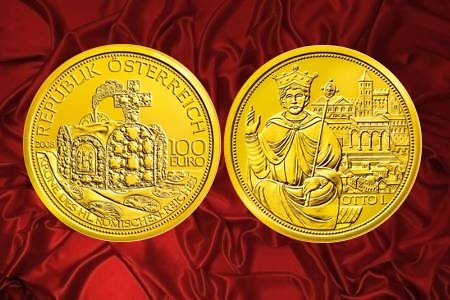 Kaseta prezentacyjna do kolekcji złotych monet Korony Habsburgów