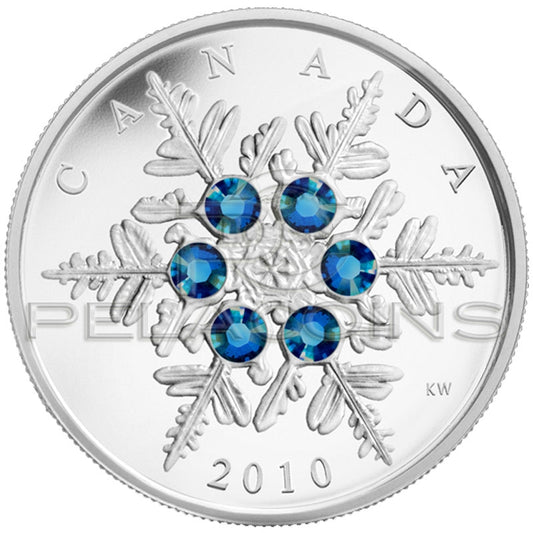 Kanada 2010 20$ Snowflake Blue