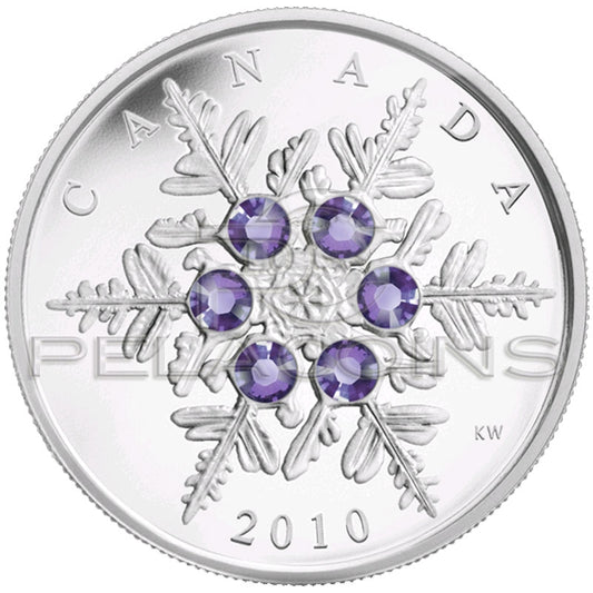 Kanada 2010 20$ Snowflake Tranzanit