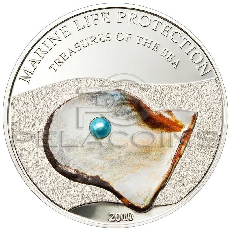Palau 2010 5$ Blue Pearl - Perła