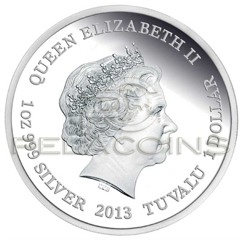 Tuvalu 2012 $1 Endangered and Extinct - Tasmanian Devil
