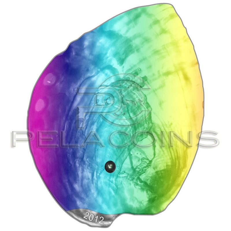 Palau 2012 5$ Hologram Shell & Pearl II - Haliotis Iris
