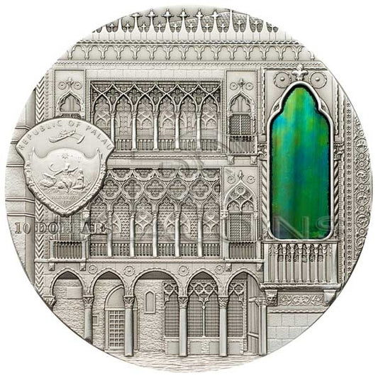 Palau 2013 10$ Tiffany Art - Venetian Gothic