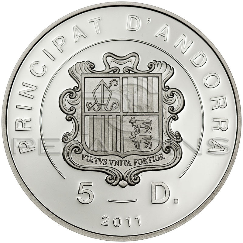 Andora 2011 5 Dinar Merry Christmas - Bon Nadal
