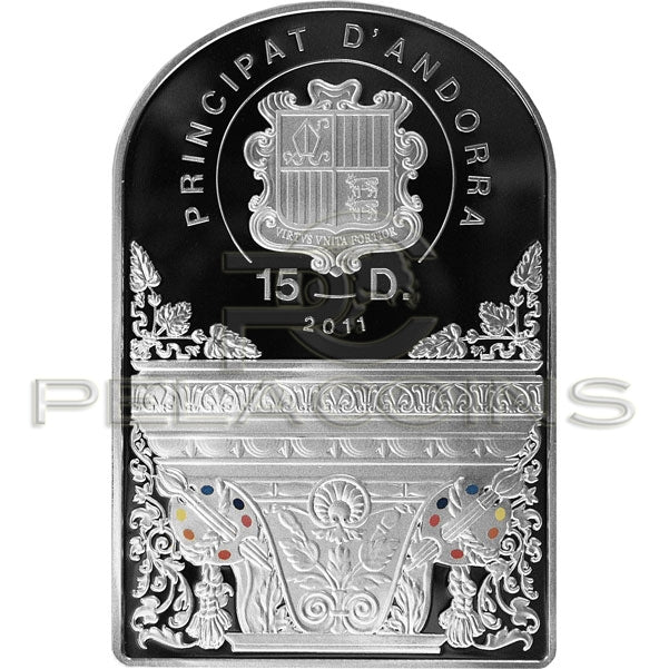 Andorra 2011 15 Dinars Madonna - Raffaelo