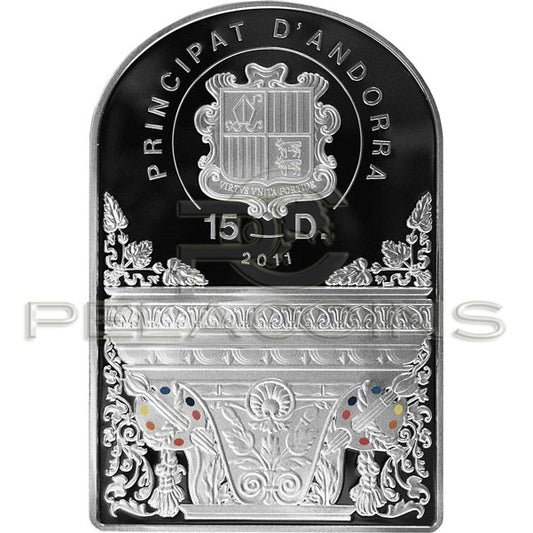 Andorra 2011 15 Dinars Madonna - Raffaelo