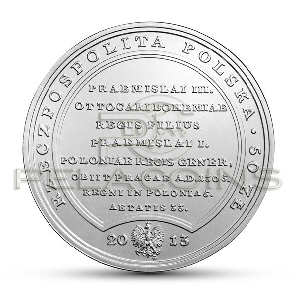Polska 2013 50 zł Skarby Stanisława Augusta – Wacław II Czeski