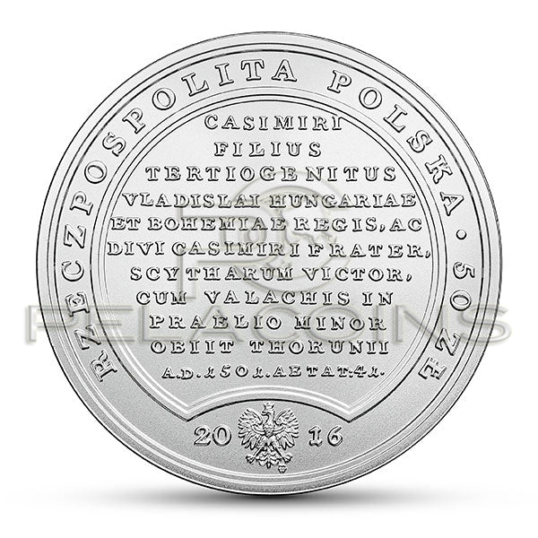 Polska 2016 50 zł Skarby Stanisława Augusta – Jan Olbracht