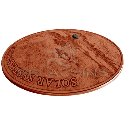 Niue Island 2017 1$ Solar System - Mars NWA 7397 1oz