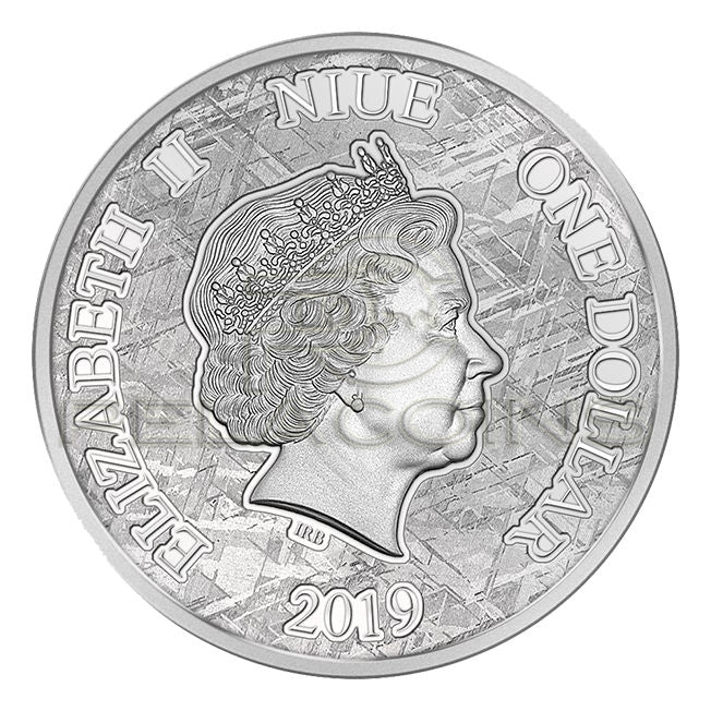 Niue 2019 1$ The Legend of the Nibelungs 1 oz Proof Pure Meteorite