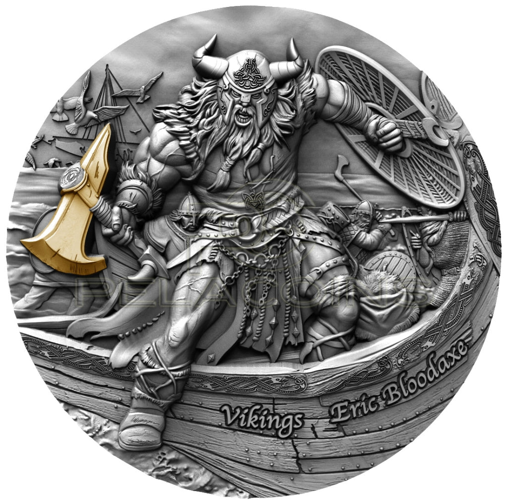 Niue Island 2020 5$ ERIC BLOODAXE - Vikings 2oz