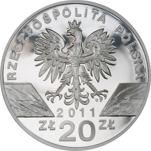20 zł, Zwierzęta świata - Borsuk (łac. Meles meles), 2011