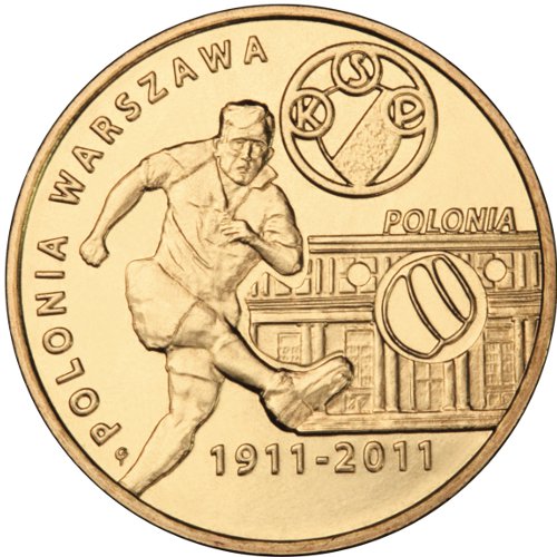 2 zł, Polskie Kluby Piłkarskie - Polonia Warszawa, 2011