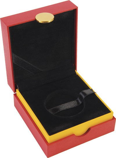 Eleganckie czerwono-złote etui