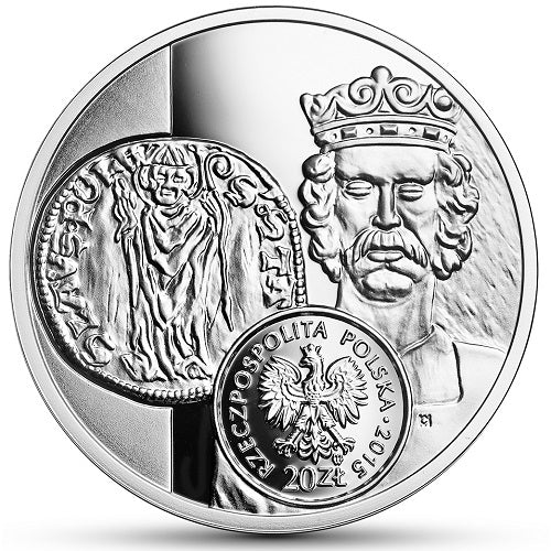 20 zł, Historia monety polskiej - floren Władysława Łokietka, 2015