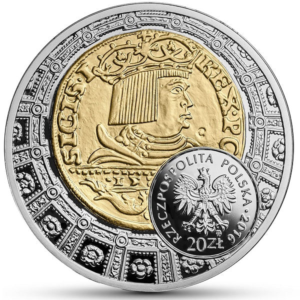 20 zł, Historia monety polskiej - dukat Zygmunta Starego, 2016