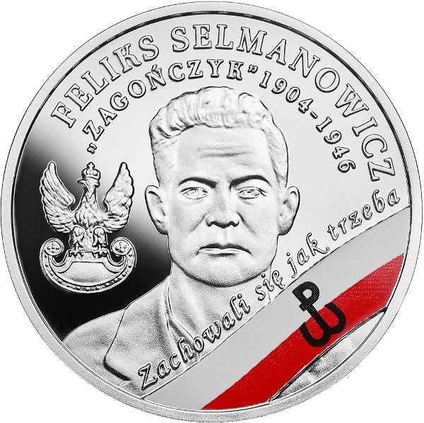 10 zł, Wyklęci przez komunistów żołnierze niezłomni - Feliks Selmanowicz "Zagończyk", 2017