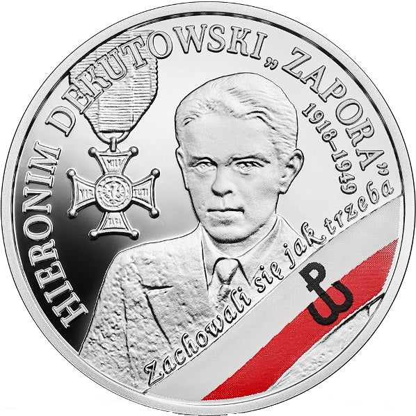 10 zł, Wyklęci przez komunistow żołnierze niezłomni - Hieronim Dekutowski "Zapora", 2018