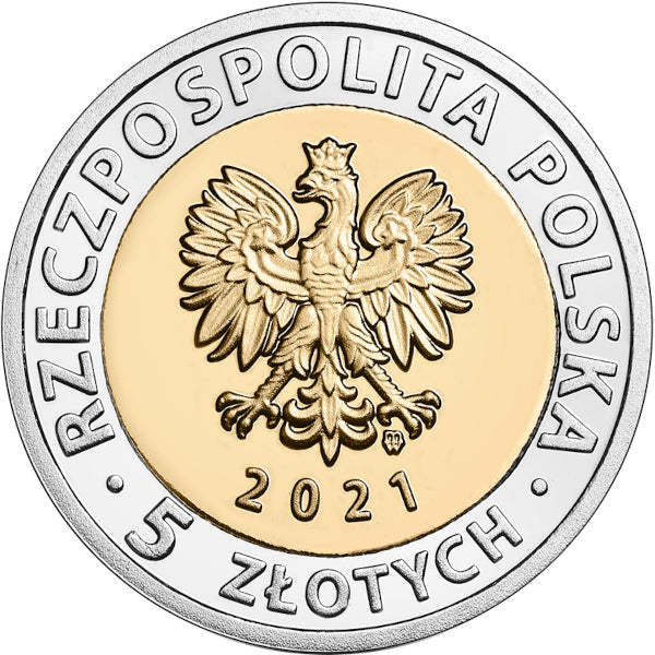 5 zł, Brama Żuraw w Gdańsku - Odkryj Polskę, 2021