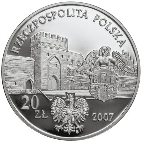 20 zł, Zabytki kultury materialnej w Polsce - Toruń - średniowieczny zespół miejski, 2007