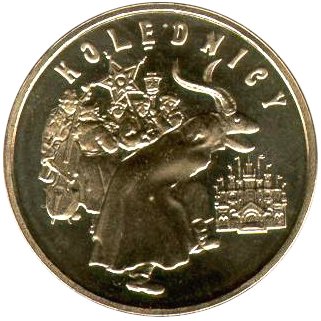 2 zł, Polski Rok Obrzędowy - Kolędnicy, 2001